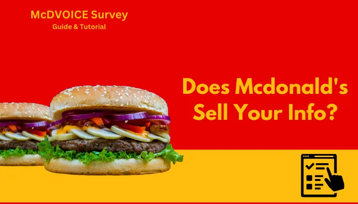 Does Mcdonald's Sell Your Info?