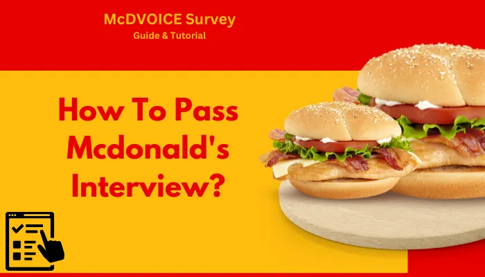 How To Pass Mcdonald's Interview?